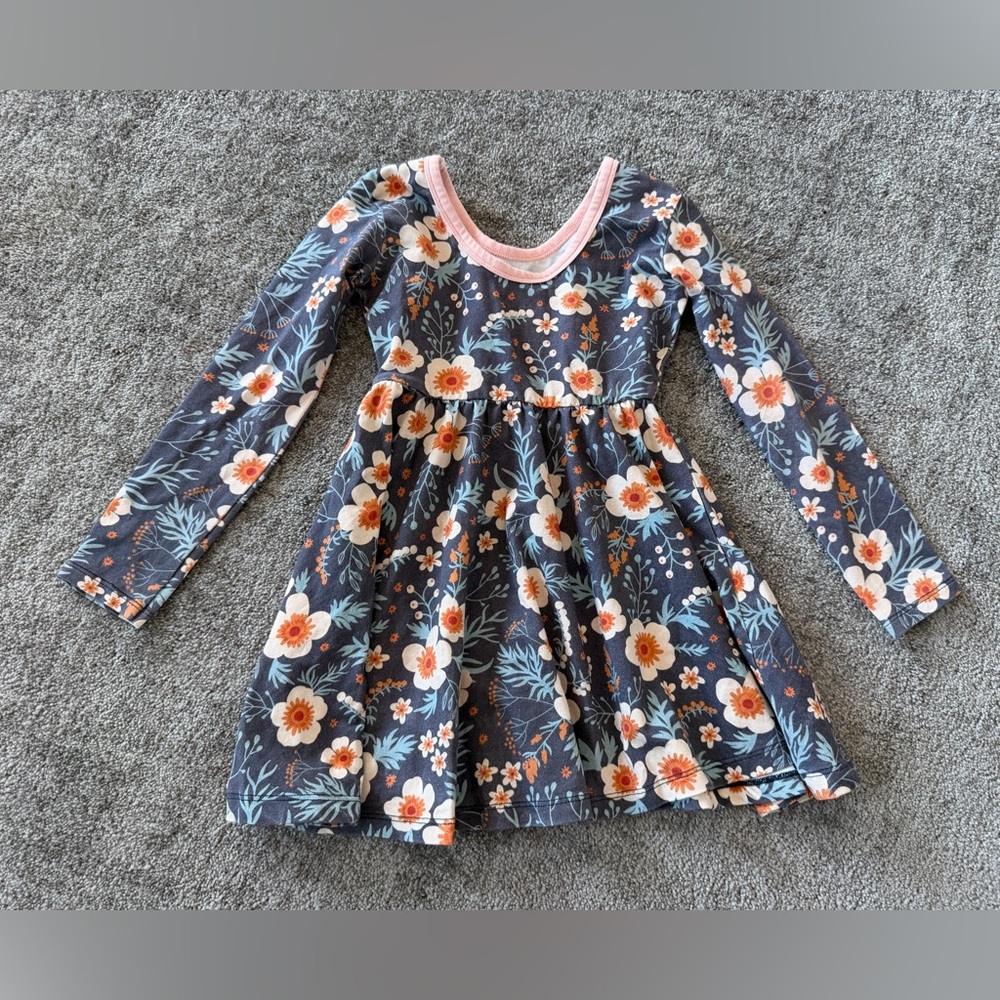 🌶️ Rags Floral Long Sleeve Dress. Size 3/4